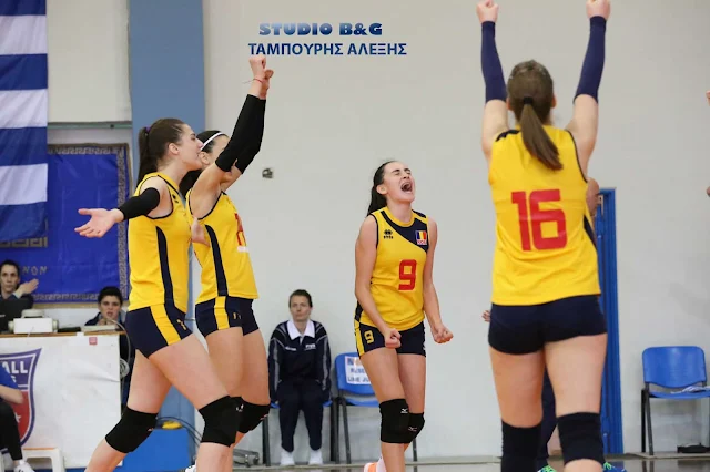 Με νίκη της Ρουμανίας ξεκίνησε το Ευρωπαϊκό Πρωτάθλημα Παγκορασίδων βόλεϊ στο Άργος  