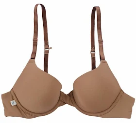 Plus size brown bra