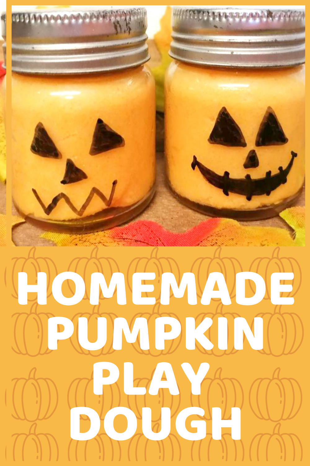 Homemade Pumpkin Play Dough