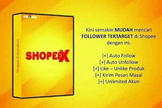 Tool automation followers di Shopee