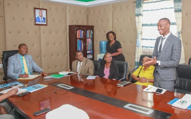 Senator Karen Nyamu and Samidoh meeting Governor Badilisha in Nyandarua