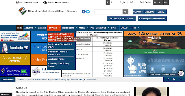 Chhattisgarh Voter Card