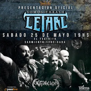 Lethal - Presentación oficial de Somos thrash en El teatrito (2024)