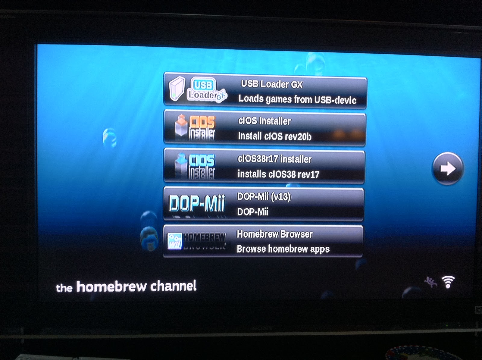 Homebrew Channel Wii