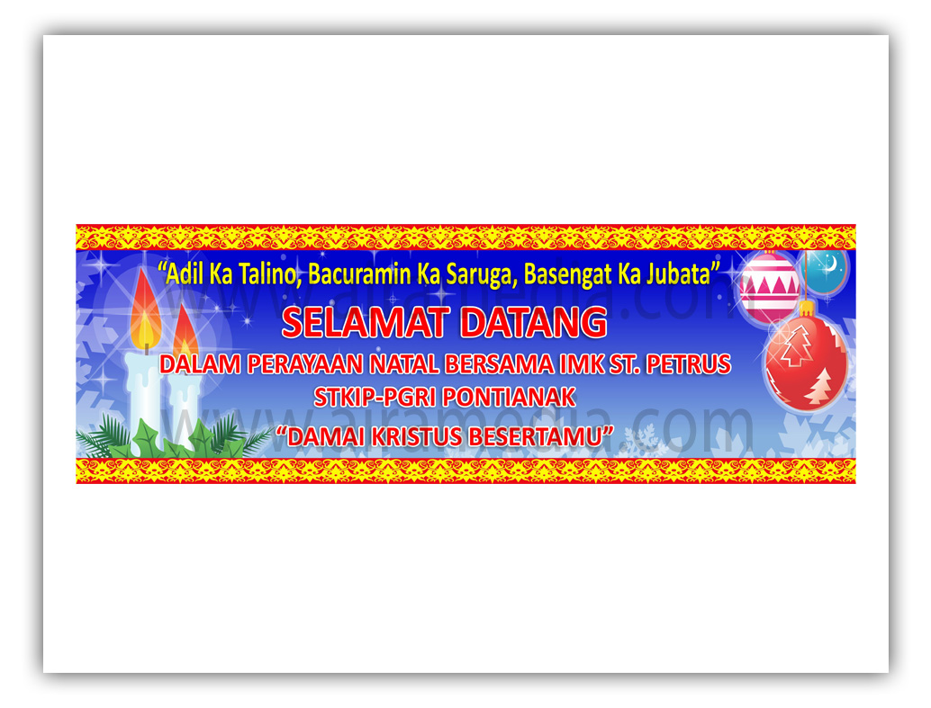 Design Banner Natal