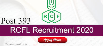 RCFL Recruitment 2020: Apply Online