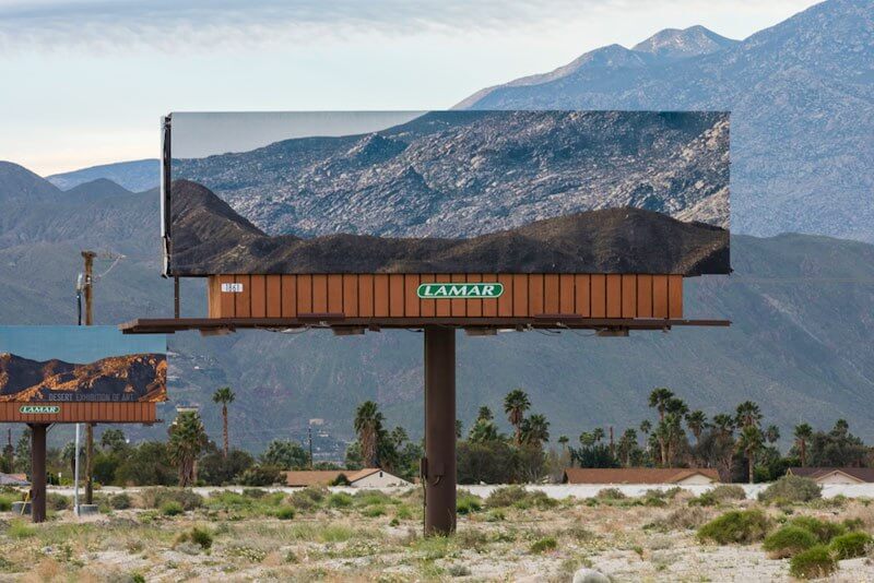 Artist Swaps Billboards With Pictures Of The Landscapes They’re Hiding