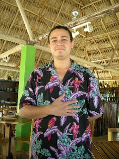 Cesar at Playa Taty's Restaurant, La Ceiba, Honduras