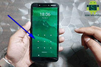 Nokia C1 TA-1165 Screen Lock(Pin-Pattern-Password)Unlock By Hard Reset