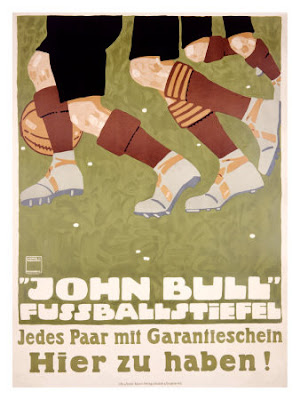 A vintage car poster fits in beautifully Even football posters