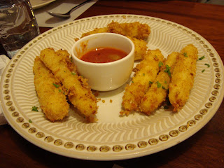 Fried Mozarella Sticks, The Old Spaghetti House