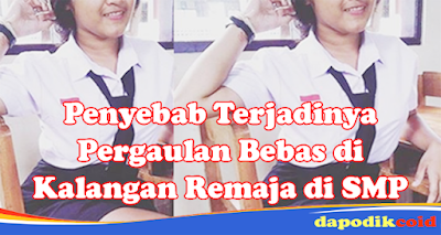 Penyebab Terjadinya Pergaulan Bebas di Kalangan Remaja di SMP - www.dapodik.co.id