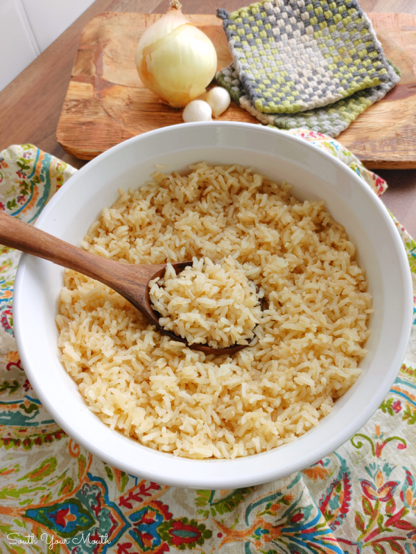 No-Fail Microwave Rice Pilaf - Make perfectly cooked, tender, fluffy rice in the microwave with this recipe for classic Rice Pilaf plus variations for Beefy Browned Rice, Mexican Rice and Plain White Rice.