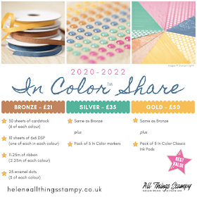 Stampin Up In Color Shares 2020-2022 Helen Read