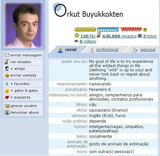 Hoje na História - É fundador o Orkut, rede social que encantou os brasileiros.