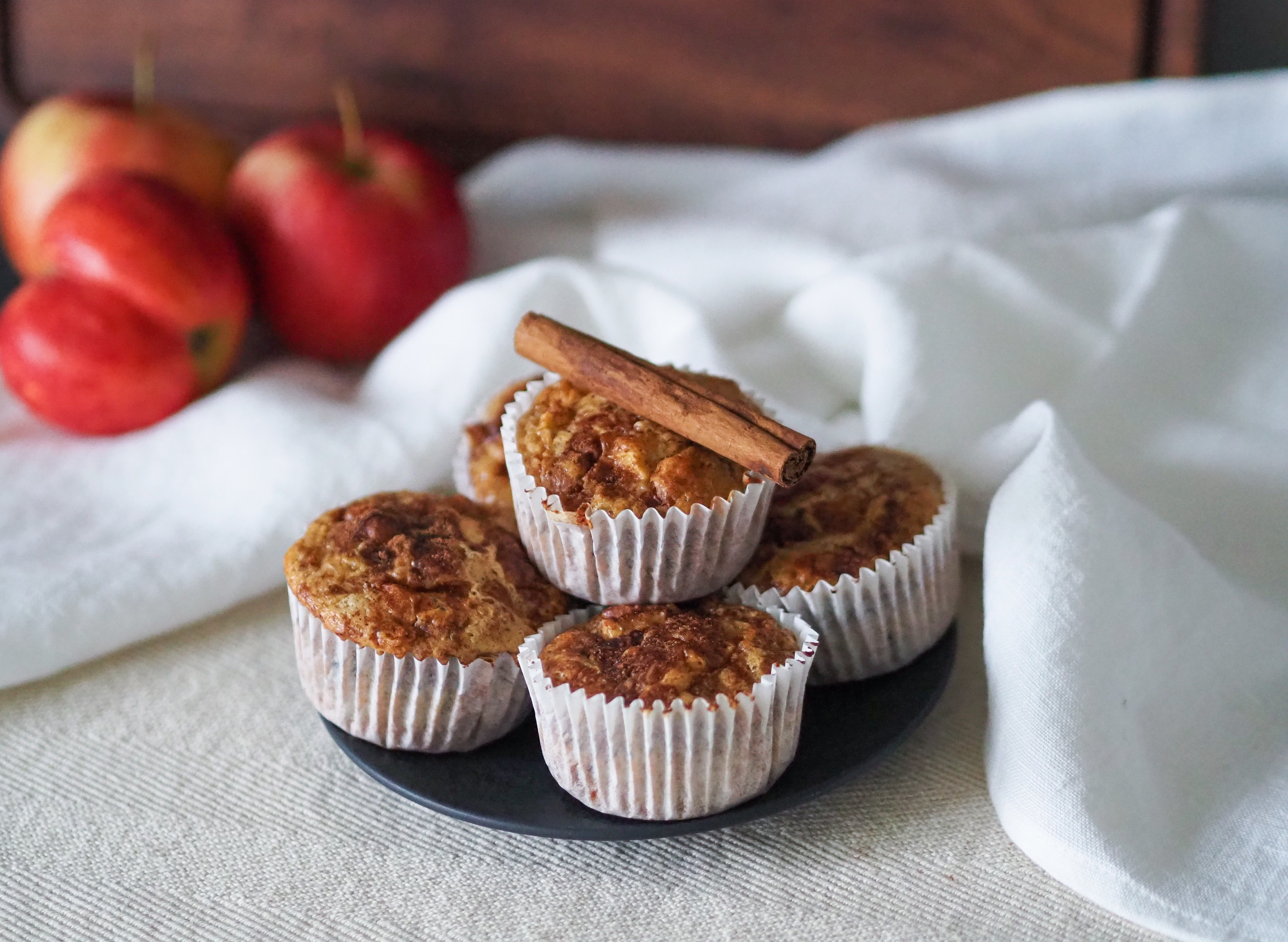 Apple Zimt Chocolate Muffins