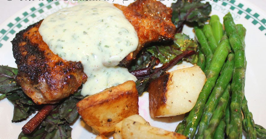 Cooking With Mary and Friends: Grilled Pork Chops with Feiny's Rubs and a Mustard/ Sour Cream Sauce