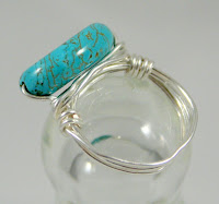 Turquoise ring (sterling silver, turquoise) :: All Pretty Things unique one of a kind jewelry