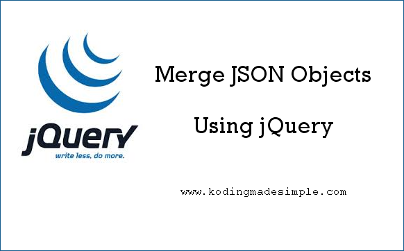 merge two json objects in jquery