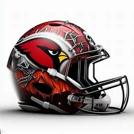 Arizona Cardinals Halloween Concept Football Helmet