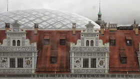 New and old roofs at the Residenz Schloss in Dresden