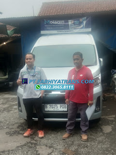Kirim mobil Toyota HiAce dari Bekasi tujuan ke Dumai Riau estimasi pengiriman 3-5 hari.