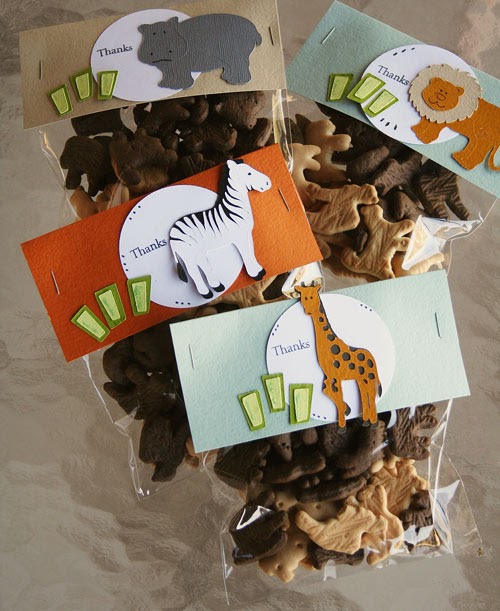 A Little Time Madagascar themed  treat goodie bags