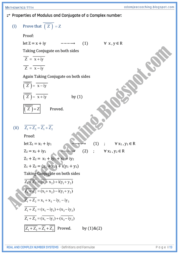 real-and-complex-number-systems-definitions-and-formulae-mathematics-11th