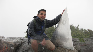 On summit of Mt. Fansipan