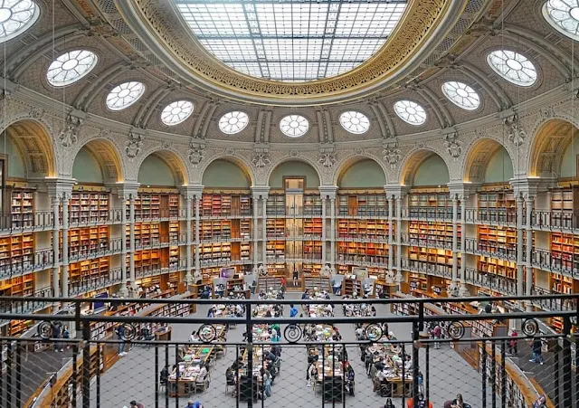 Fransa Ulusal Kütüphanesi, Paris, Fransa Salle Ovale (Oval Salon)