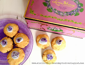 Foraged Sweet Violet Biscuits