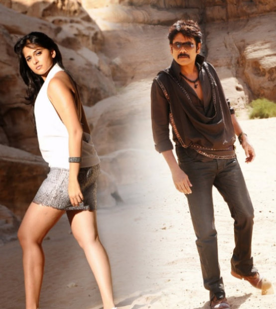 anushka shetty with Nagarjun