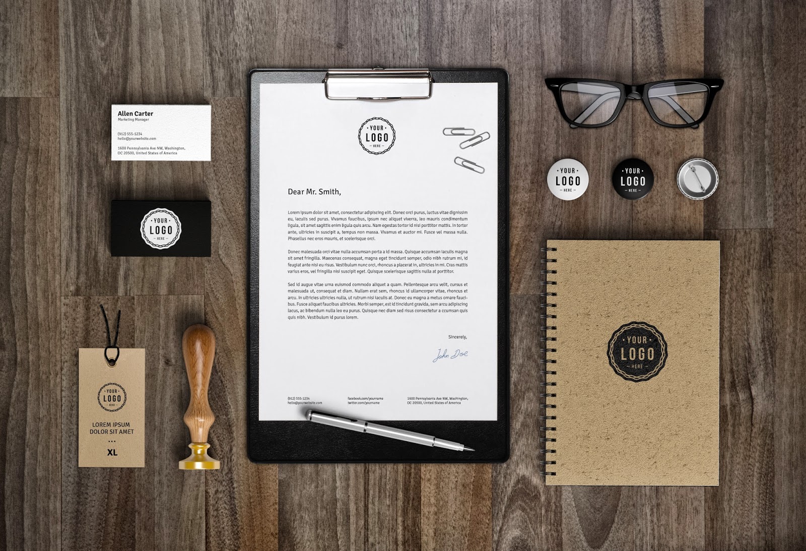 Branding / Identity Mock-Up PSD