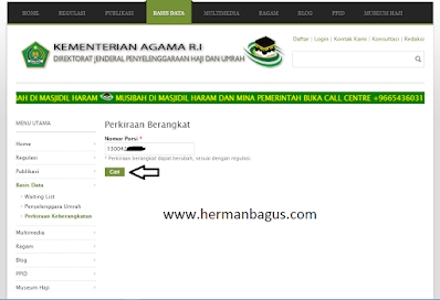 Cara Cek Status Perkiraan Berangkat Haji