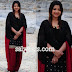 Swetha Basu in Black Patiala Salwar