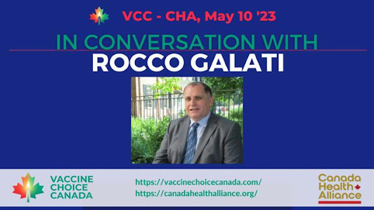 Rocco Galati constitutional rights law inquiry Canada vaccines choice pseudoscience accountability transparency pharmaceuticals WHO