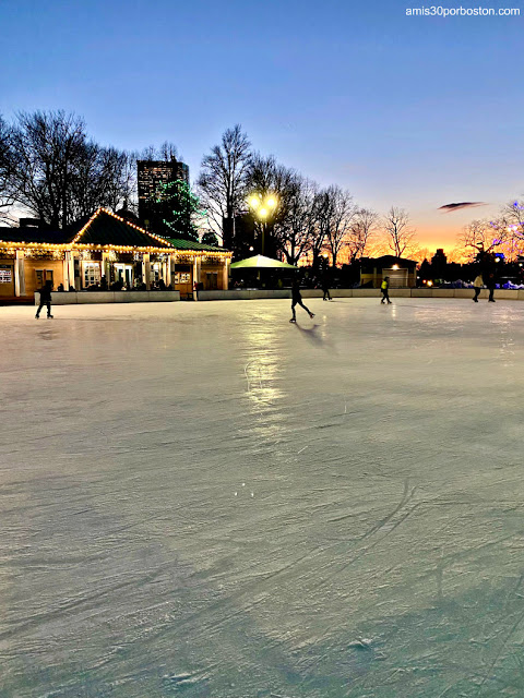 Pista de Patinaje del Boston Common Frog Pond