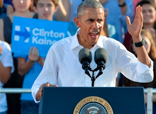 Obama: Donald Trump Would Tolerate Klan If Elected President 