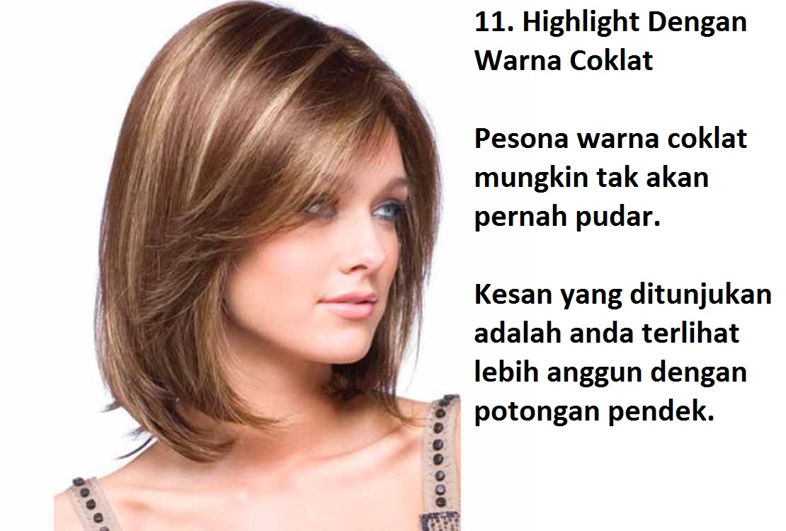 49 Warna  Rambut  Pendek Highlight  2021