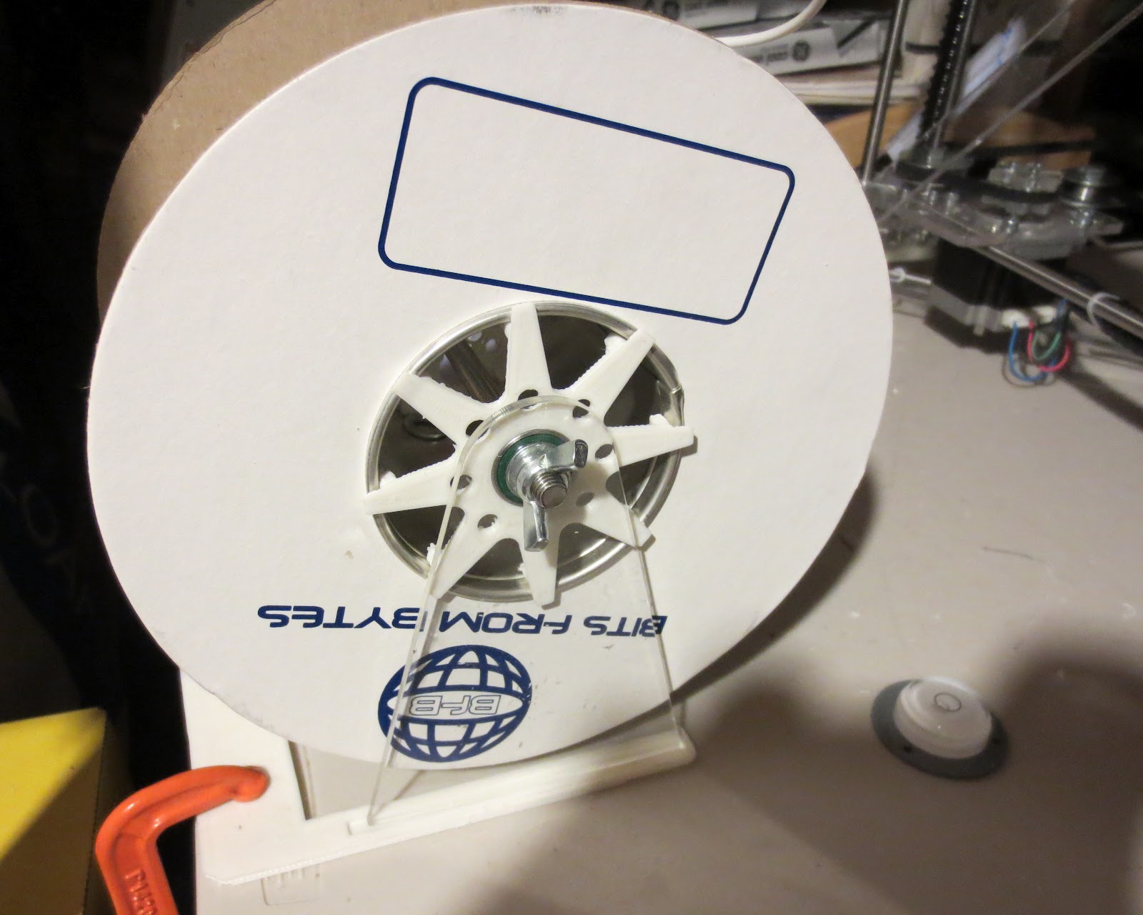 3D Printer Users: RapMan Reel Holder Using MOI 3D - IMG 0025