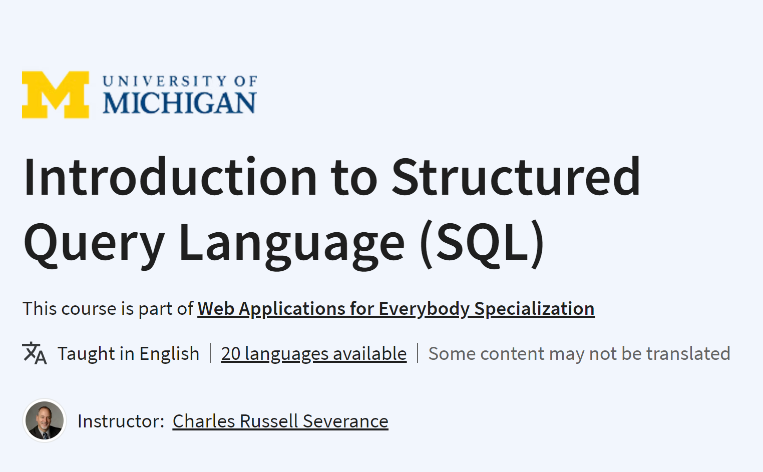 Introduction to Structured Query Language (SQL) ~ Computer Languages ...