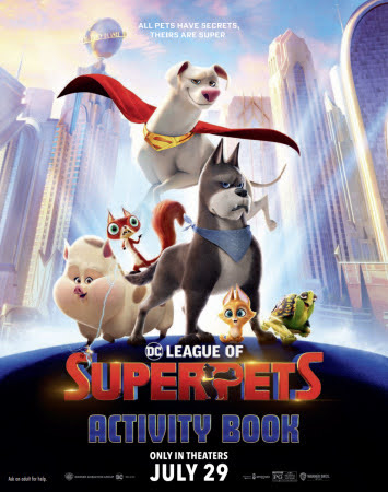 DC League of Super Pets Activity Sheets