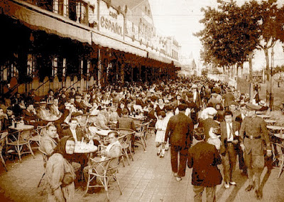 Café Español, Barcelona, años 30