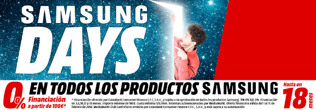 Mejores ofertas folleto Samsung Days de Media Markt