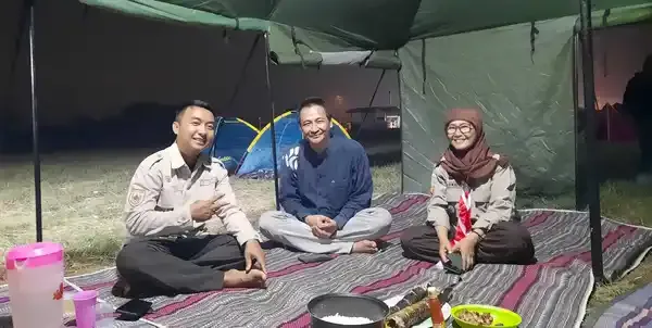 Ngopi Bareng di Pelantikan Pramuka Saka Bhayangkara dan Sharing Fotografi Ponsel