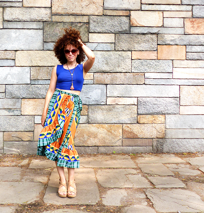 McCalls 7745: The ¡Ay, Caramba! Kente Skirt