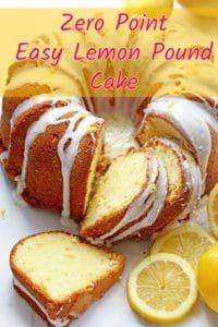 Weight Watchers Freestyle Lemon Pound Cake Recipe – 0 Points