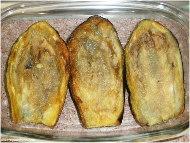 Receta Berenjenas Rellenas al Horno