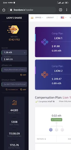 Lion's Share Smart Contract