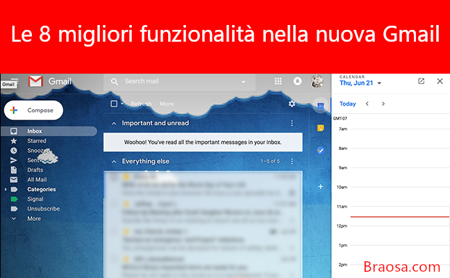 Le migliori funzionalità della nuova Gmail